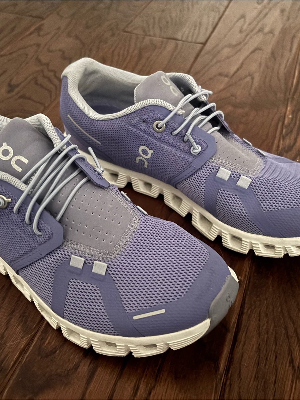 Cloud 5, On Cloud Women’s Lavender Sneakers - Picture 2 of 3